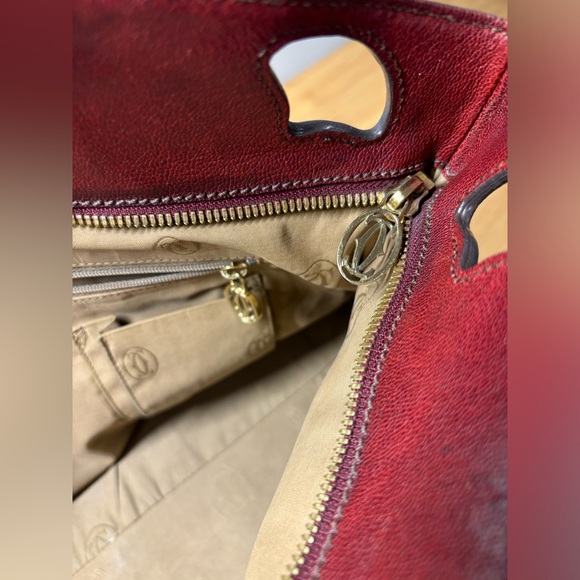 Vintage Cartier leather bag - Picture 2 of 12